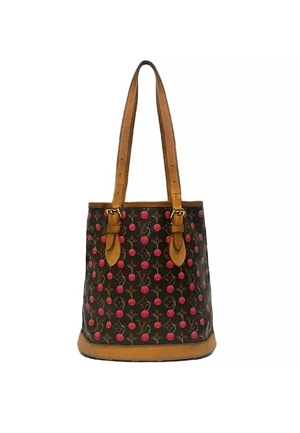 Louis Vuitton Monogram Cherry Bucket PM Bag
