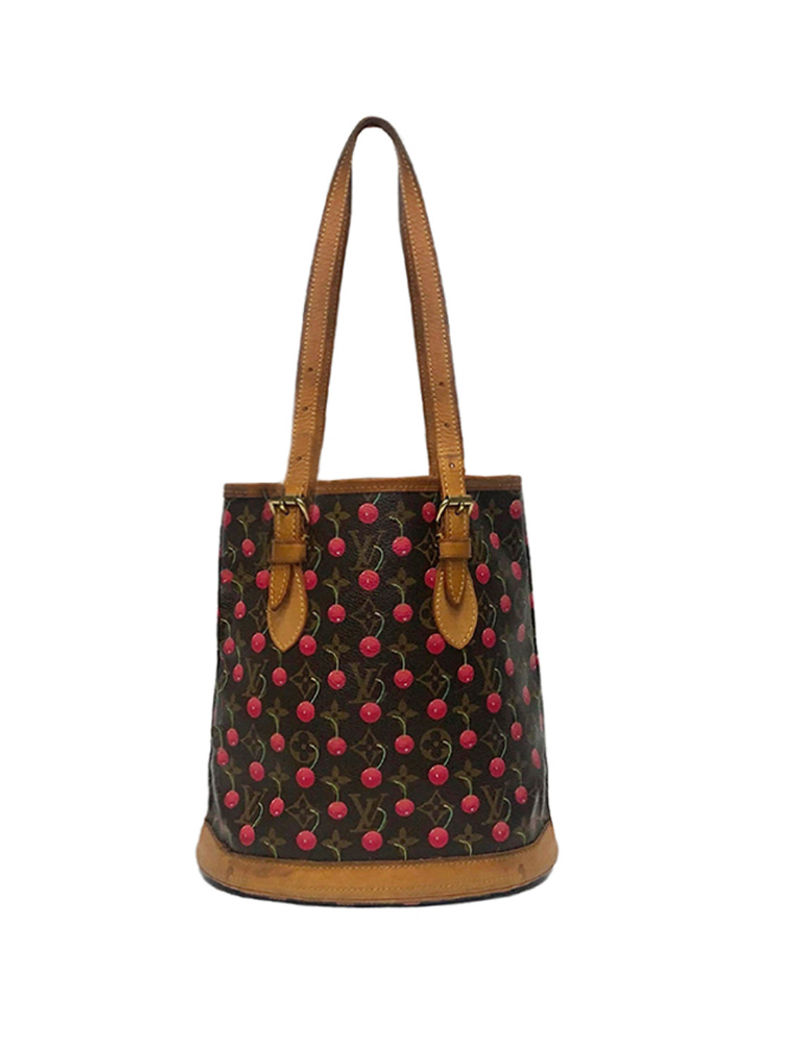 Louis Vuitton Monogram Cherry Bucket PM Bag