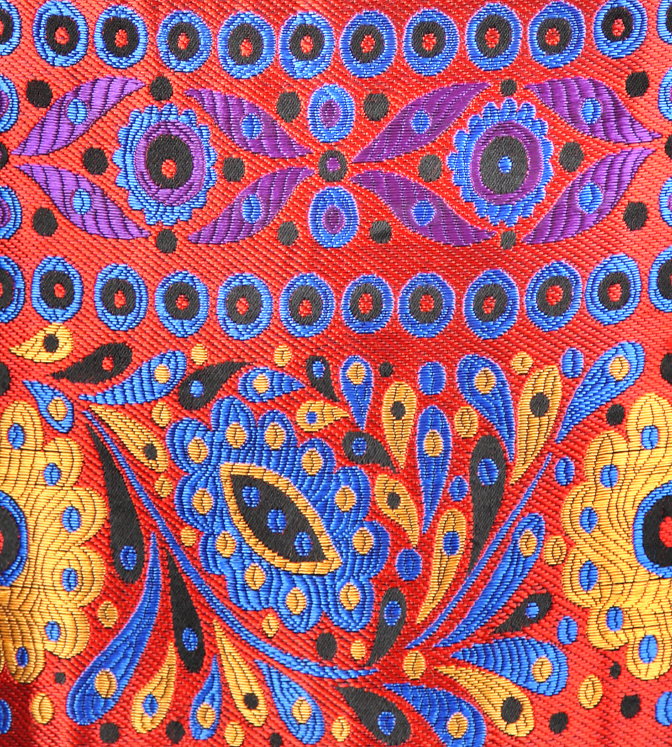 Yves Saint Laurent Printed Brocade Dress