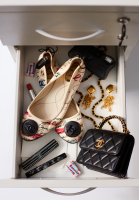 Chanel Hairpin With Logo And Crystals