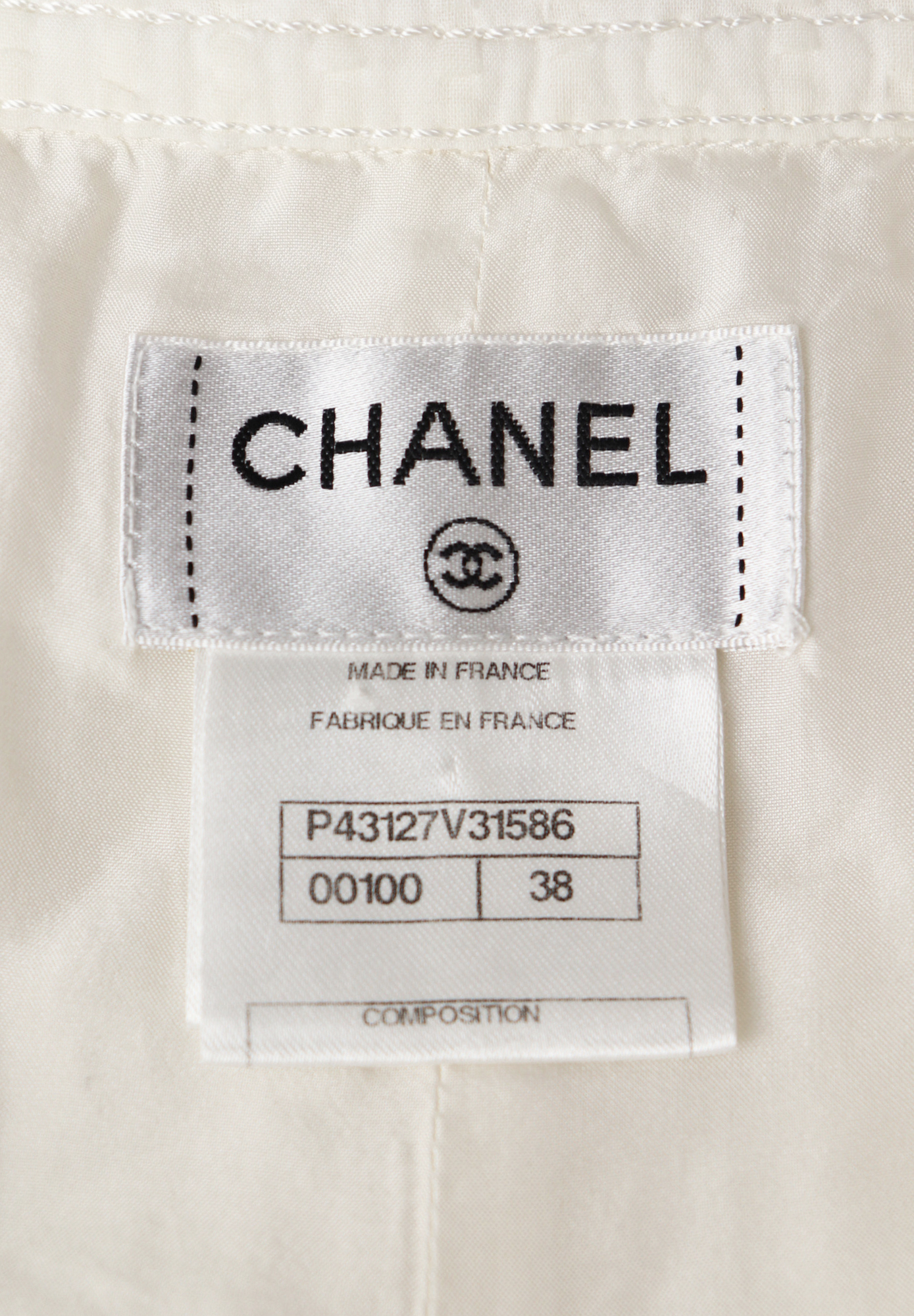 Chanel White Shorts