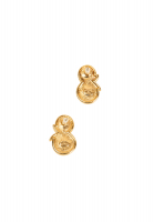 Givenchy Gold Earrings With Pearls