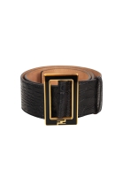 Fendi Black Embossed Belt