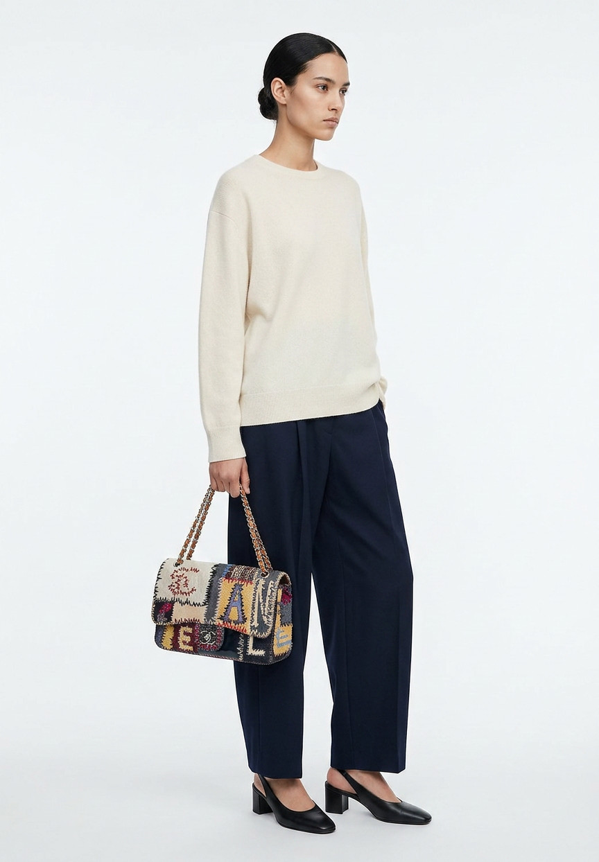Chanel Multicolour Patchwork Jumbo Flap Bag
