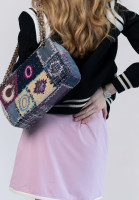Chanel Multicolour Patchwork Jumbo Flap Bag