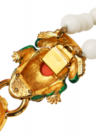 Ciner Necklace With Frog And Crystals