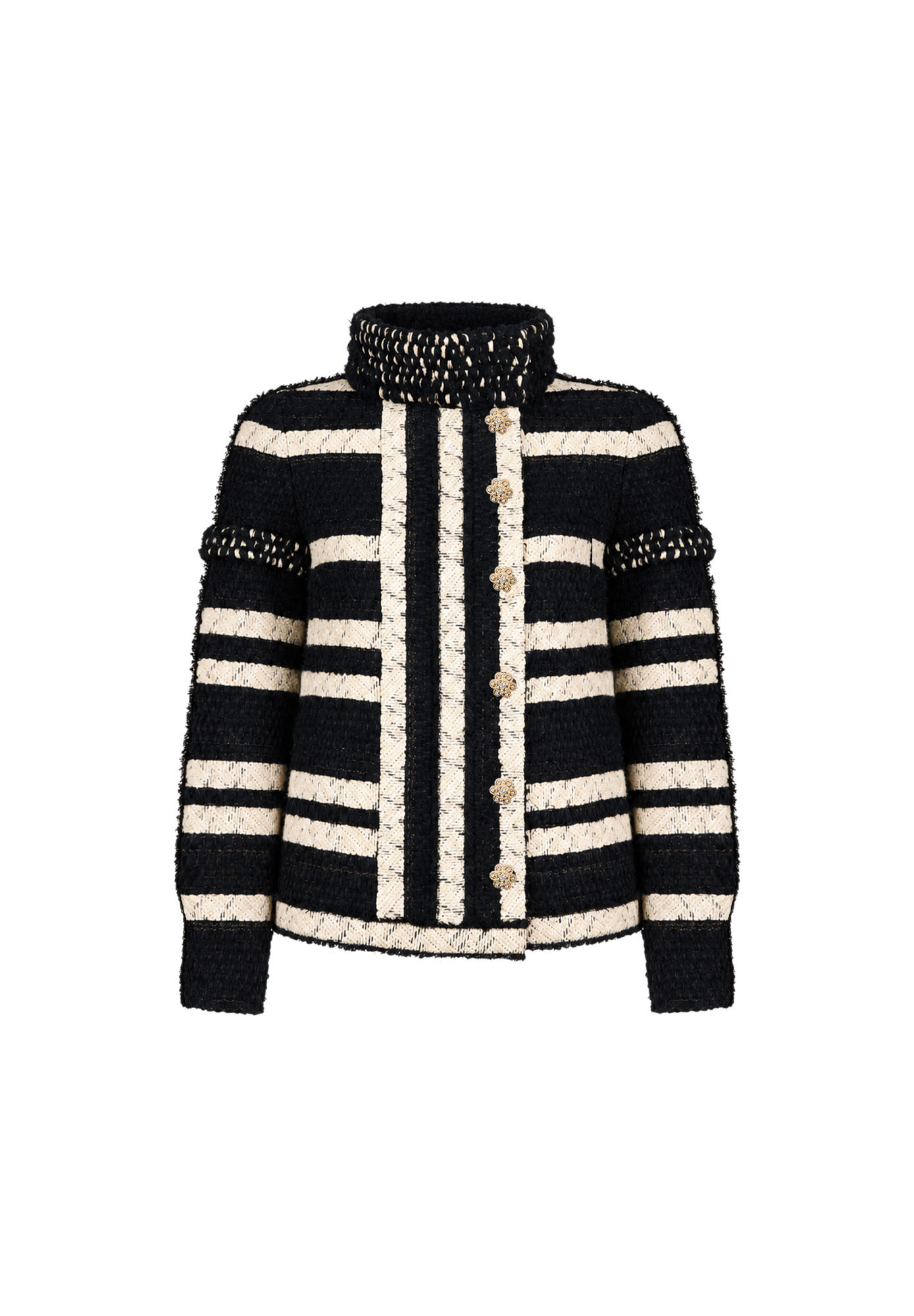 Chanel Paris-Moscou Black-and-White Tweed Jacket