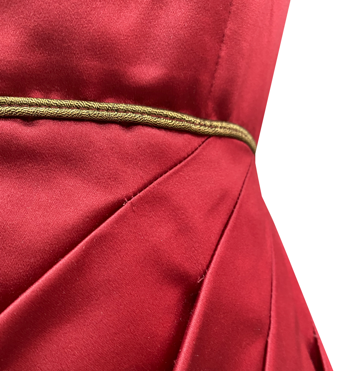 Chanel Burgundy Silk Dress