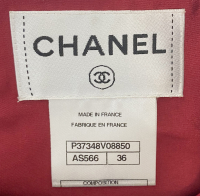 Chanel Burgundy Silk Dress