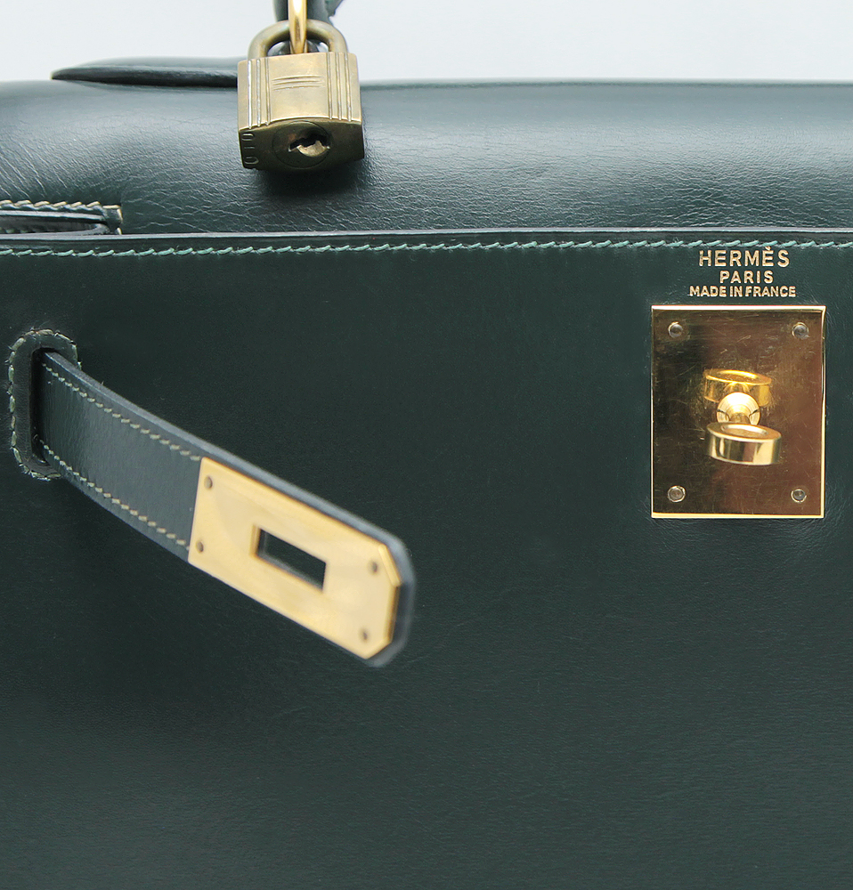 Hermès Kelly Dark Green 28 Bag