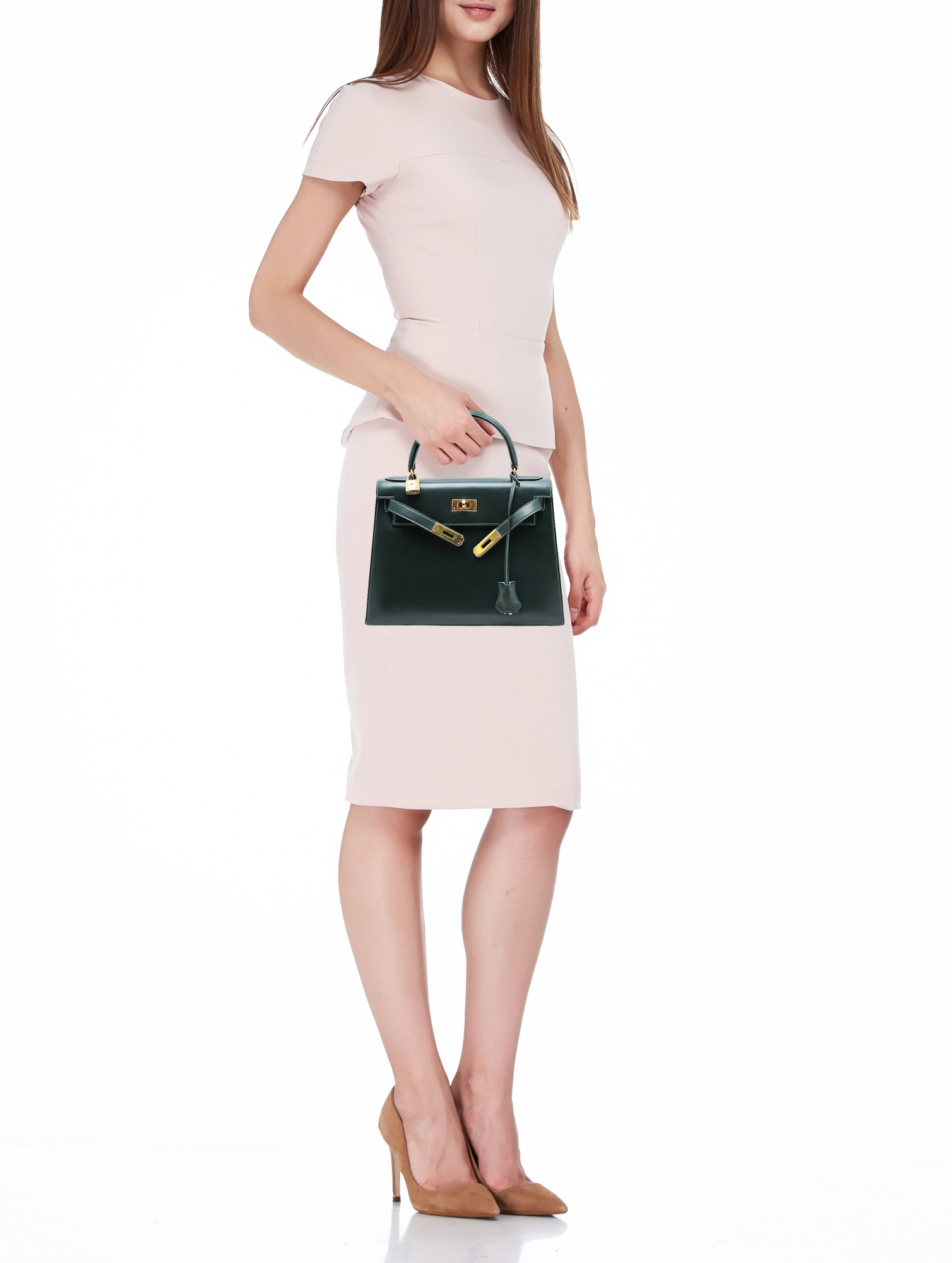 Hermès Kelly Dark Green 28 Bag