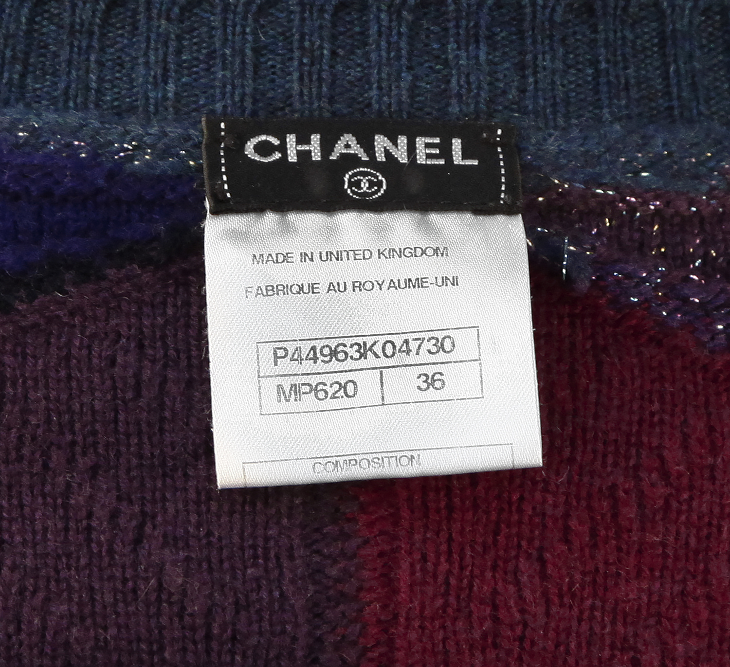 Chanel Lurex Cashmere Cardigan