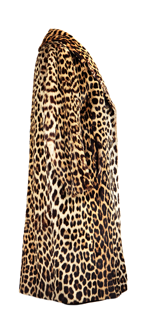Leopard fur coat