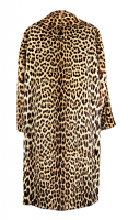 Leopard fur coat