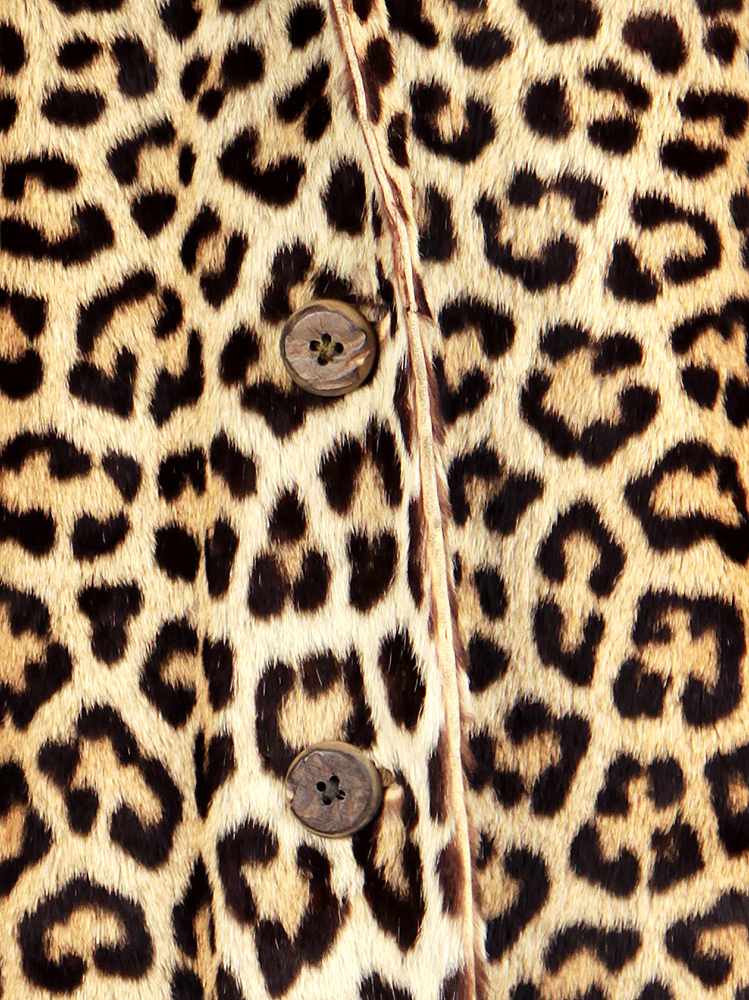 Leopard fur coat