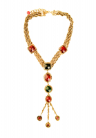 Chanel Gripoix Crystal Necklace With a Pendant