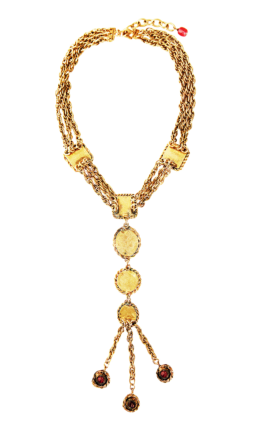 Chanel Gripoix Crystal Necklace With a Pendant