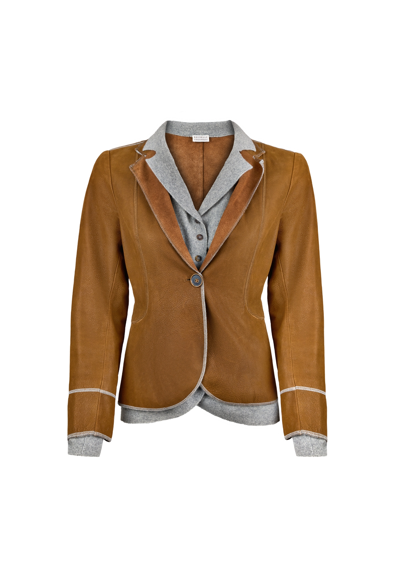 Brunello Cucinelli Leather Jacket