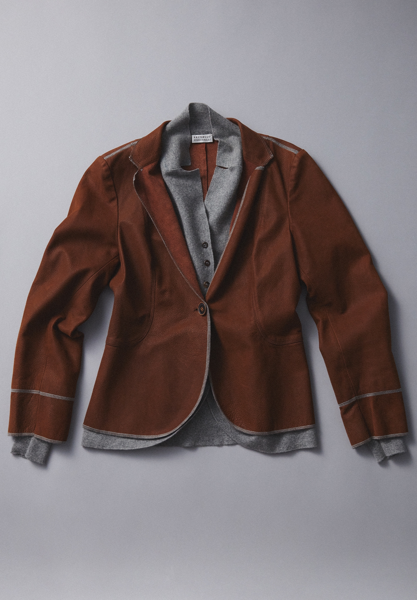 Brunello Cucinelli Leather Jacket