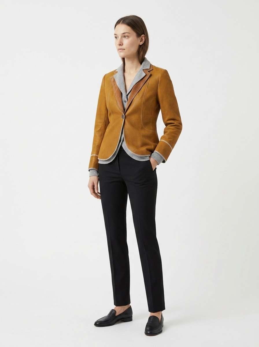 Brunello Cucinelli Leather Jacket
