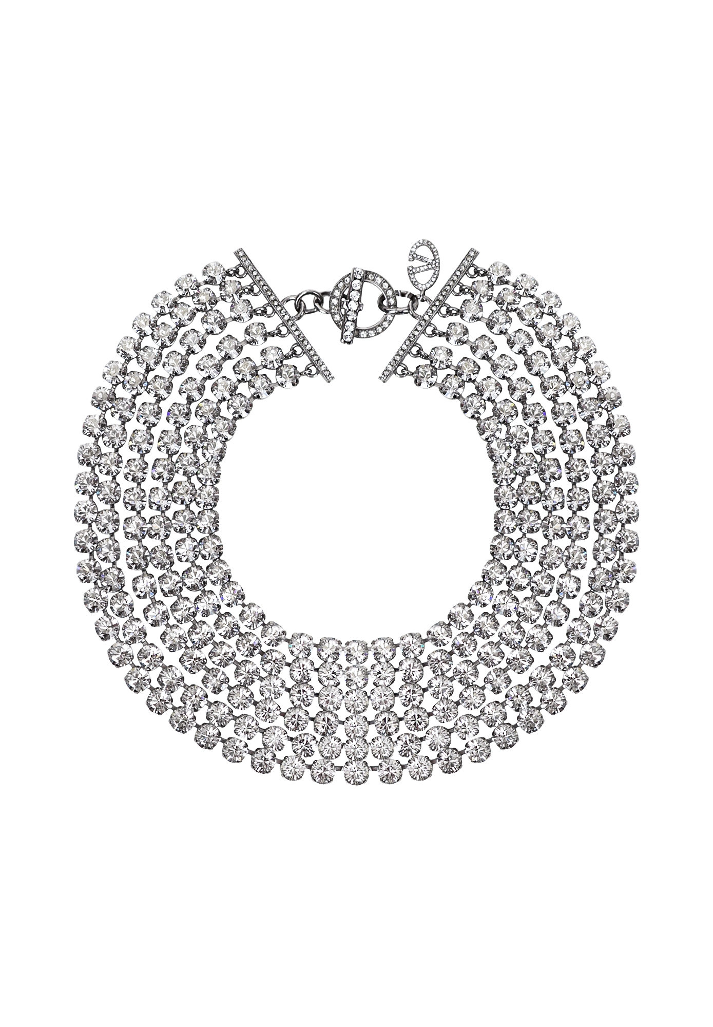 Valentino Necklace With Crystals