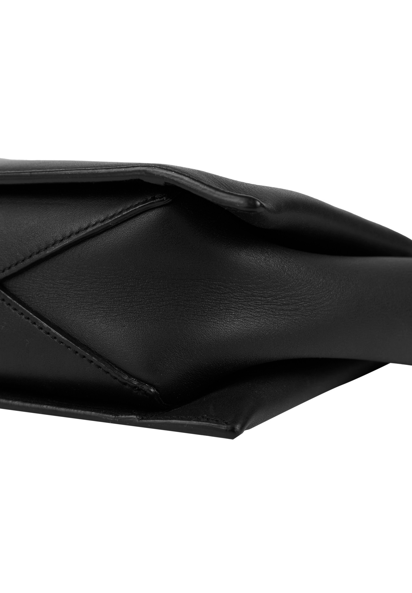 Celine Trifold Black Clutch on Chain 