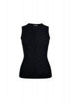 Chanel Black Cashmere Top