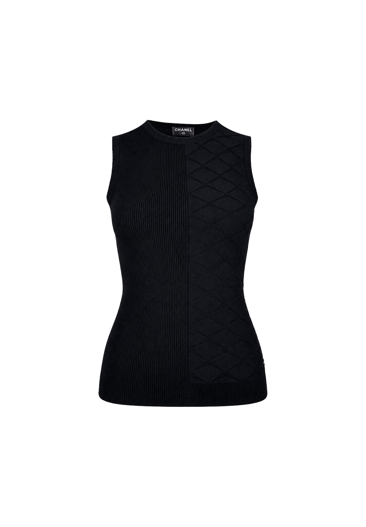 Chanel Black Cashmere Top