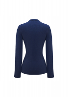 Chanel Navy Cashmere Cardigan