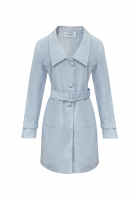 Prada Blue Trench Coat