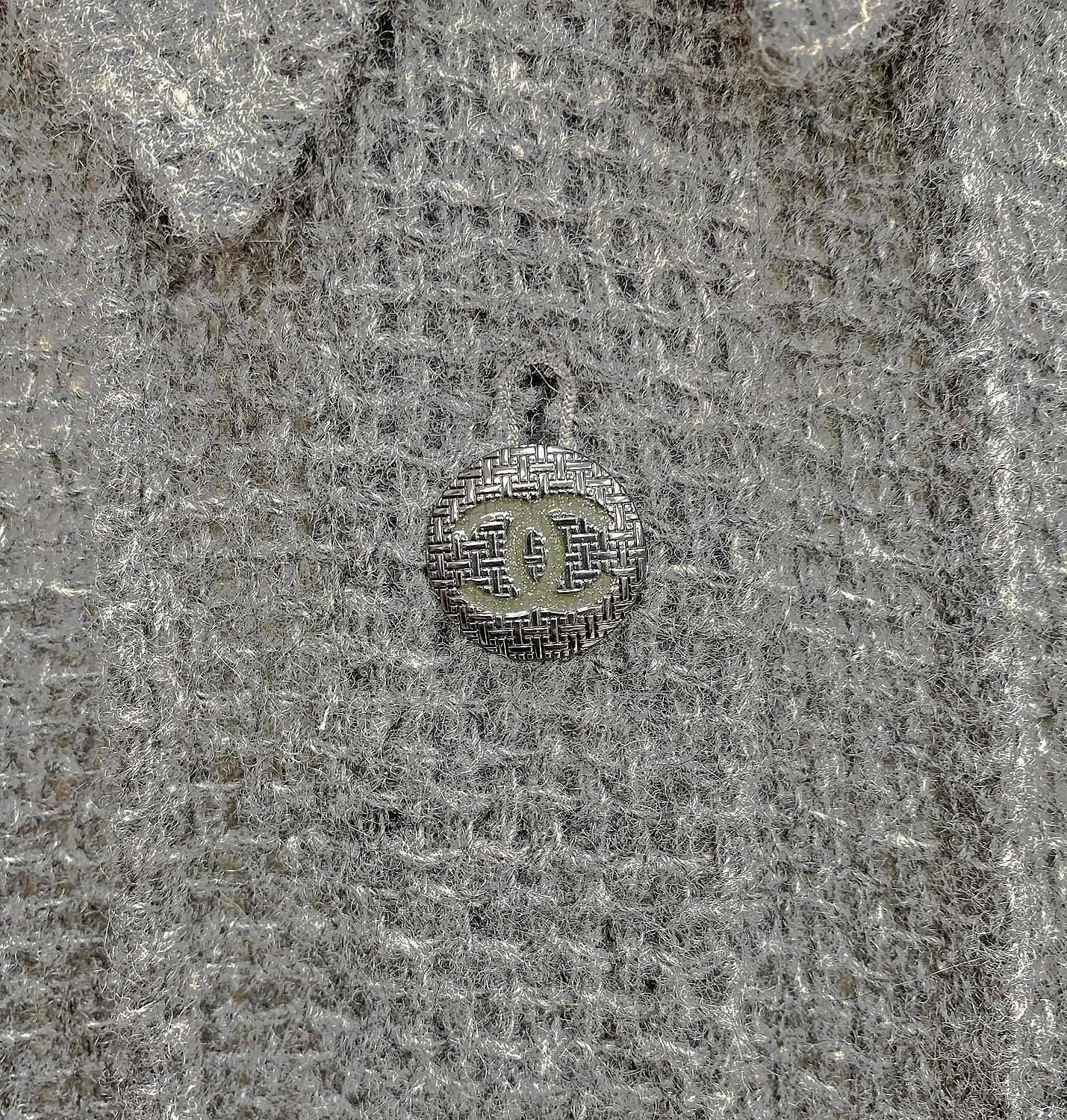 Chanel Gray Cashmere Coat