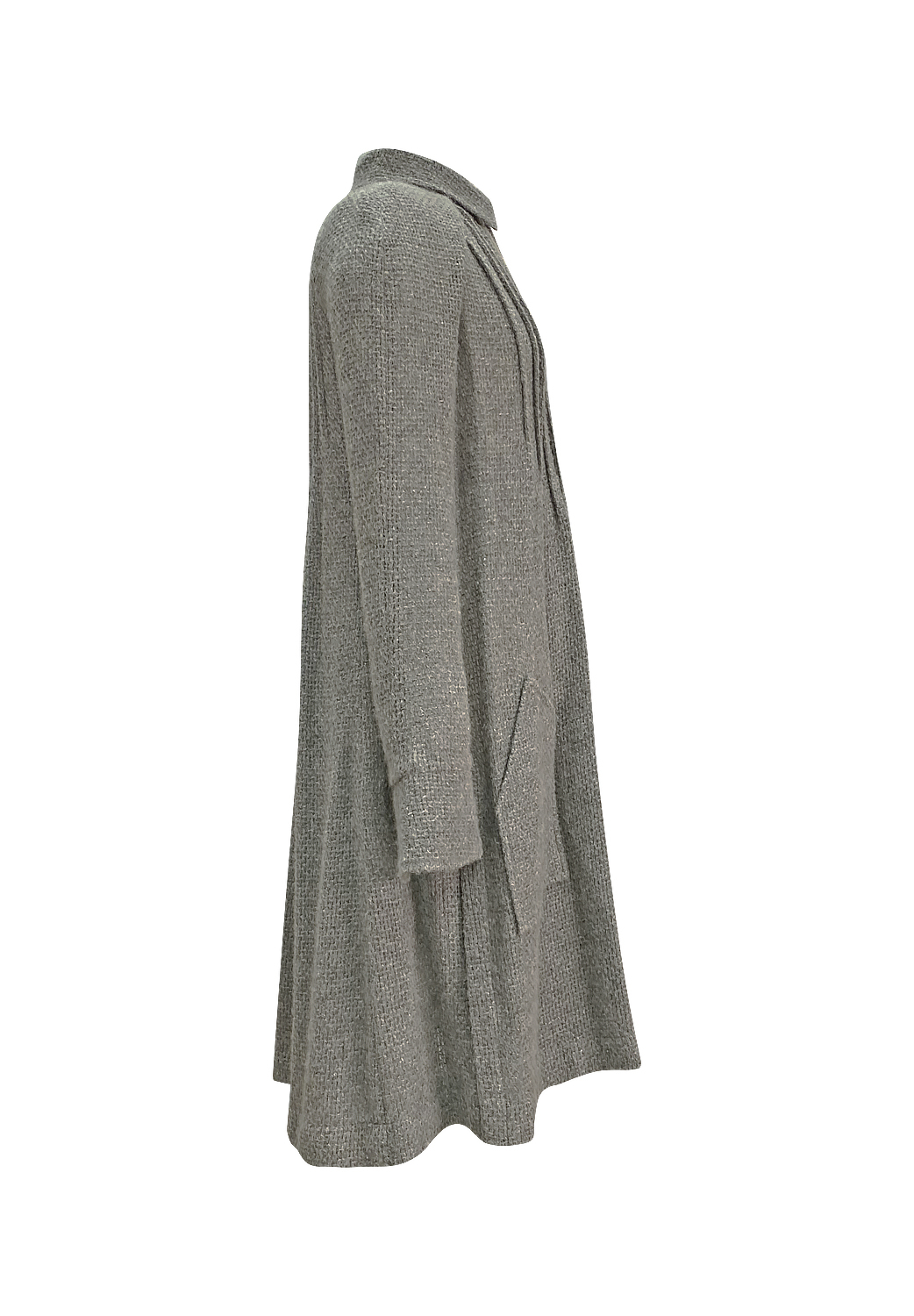Chanel Gray Cashmere Coat