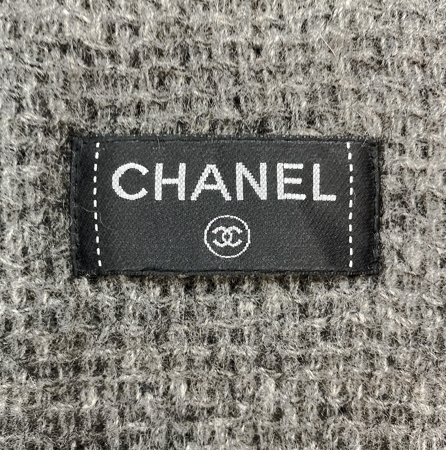 Chanel Gray Cashmere Coat