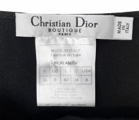 Christian Dior Black Silk Top