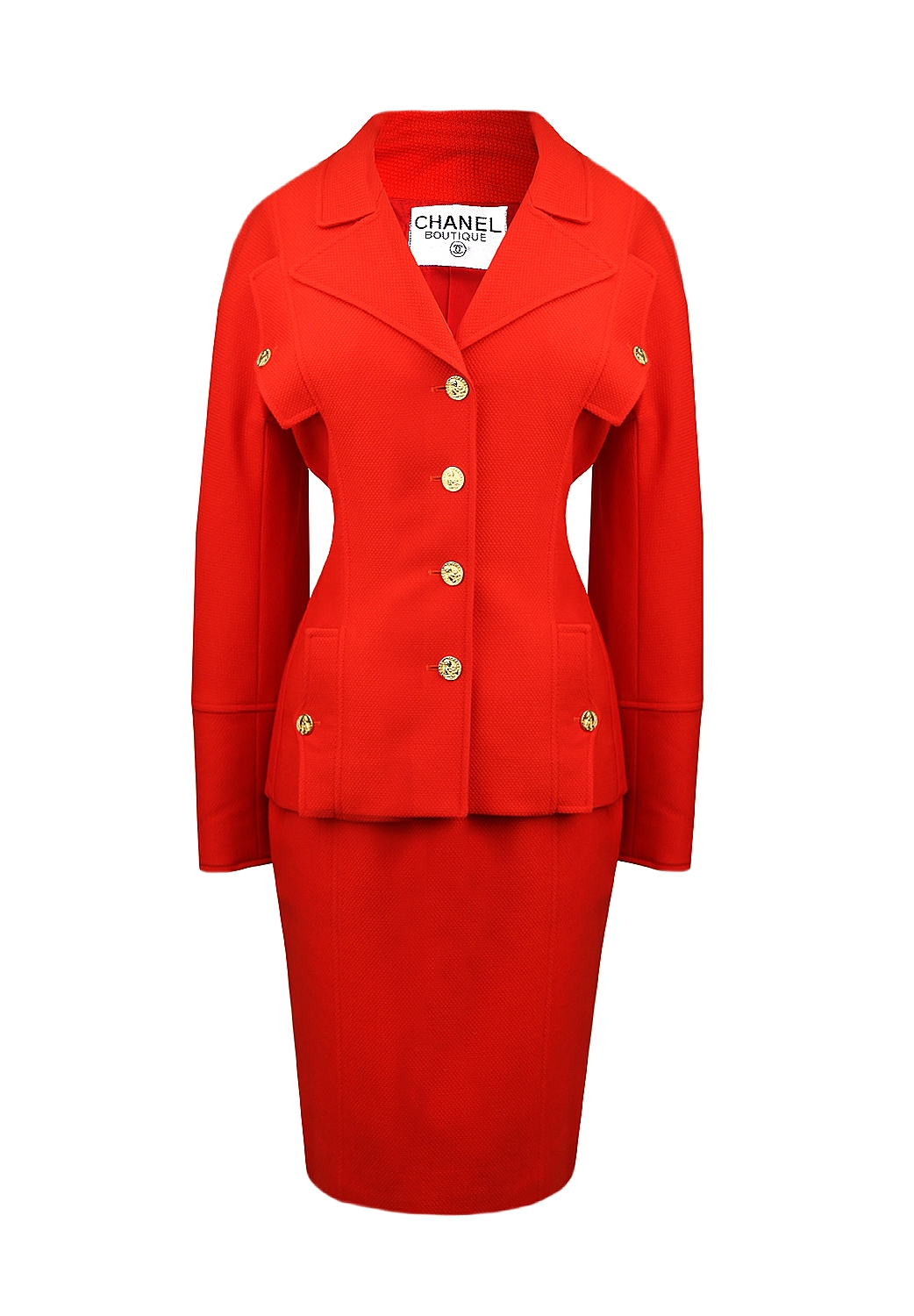 Chanel Red Suit