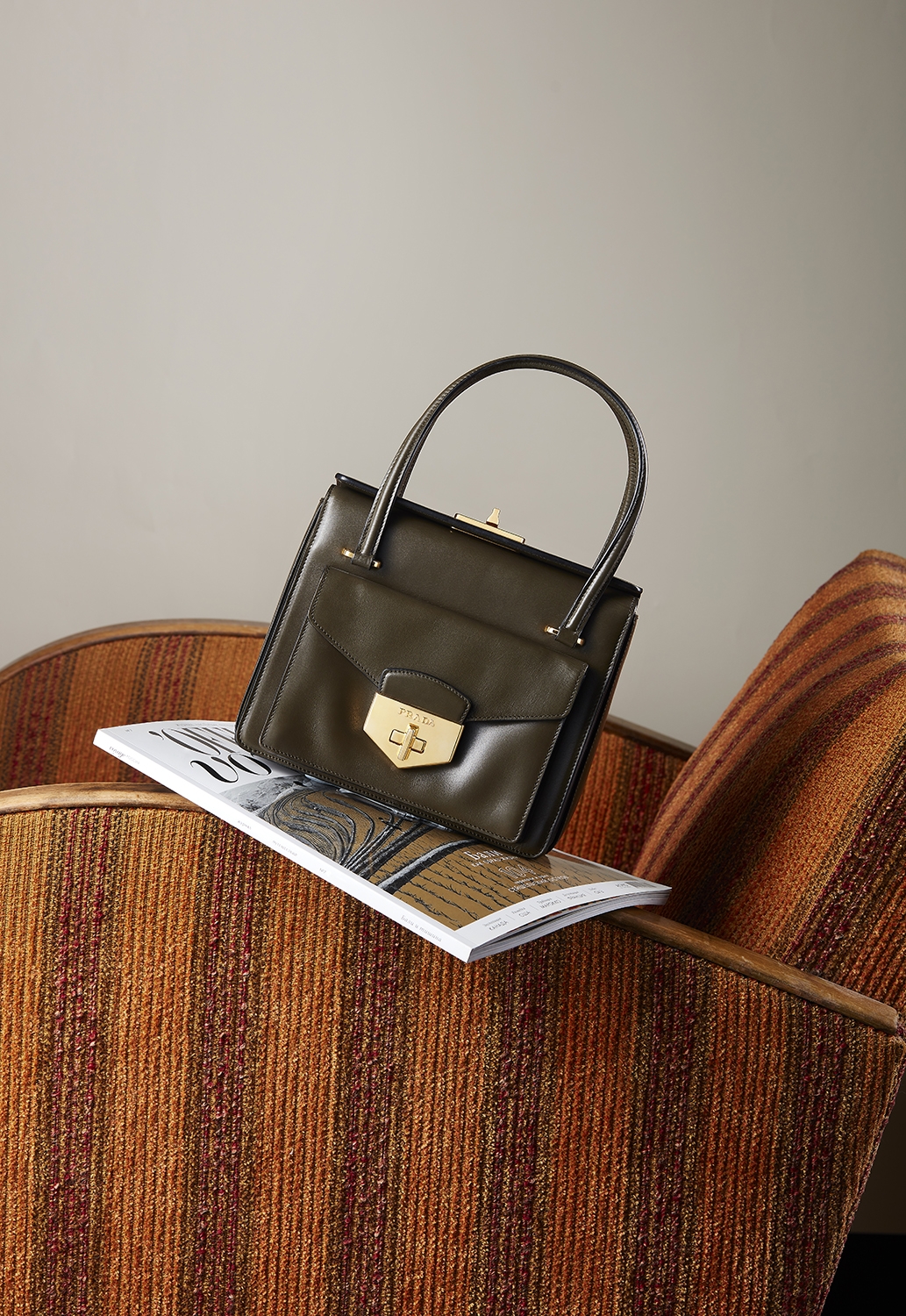 Dark Green Prada Bag