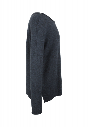 Серый кашемировый свитер Loro Piana