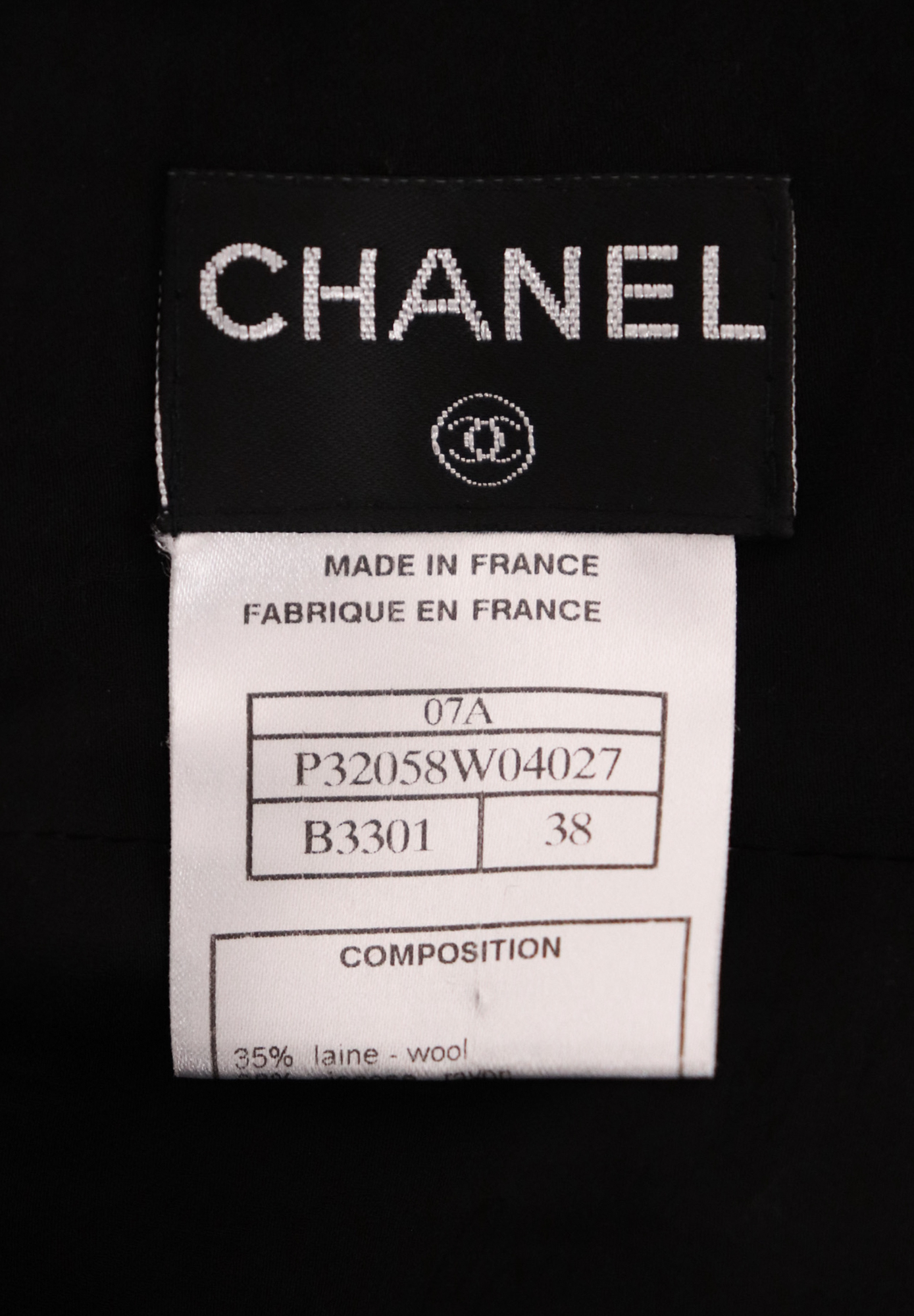 Chanel Geometric Print Skirt