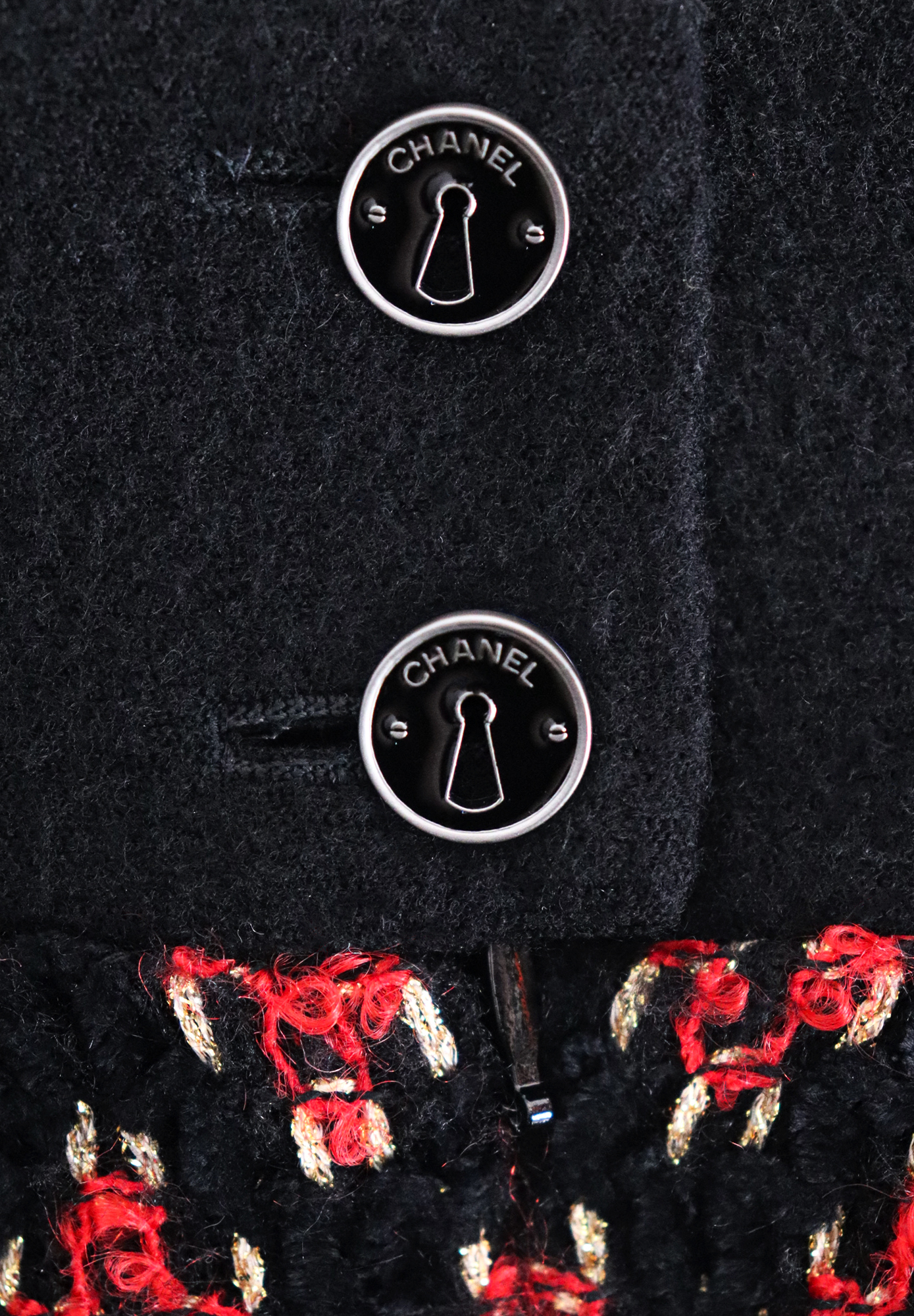 Chanel Geometric Print Skirt