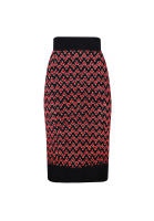 Chanel Geometric Print Skirt