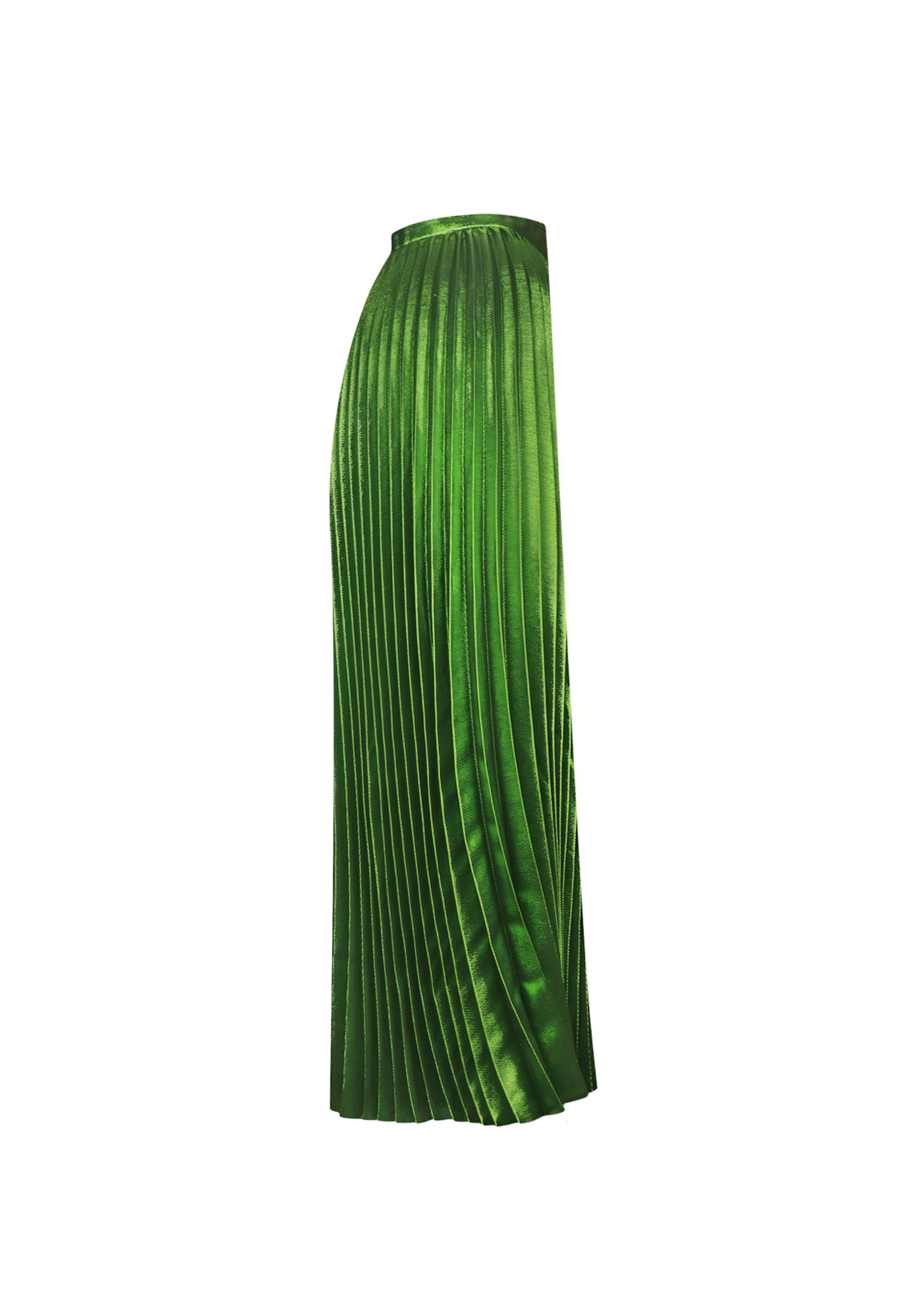 Gucci Green Pleated Skirt