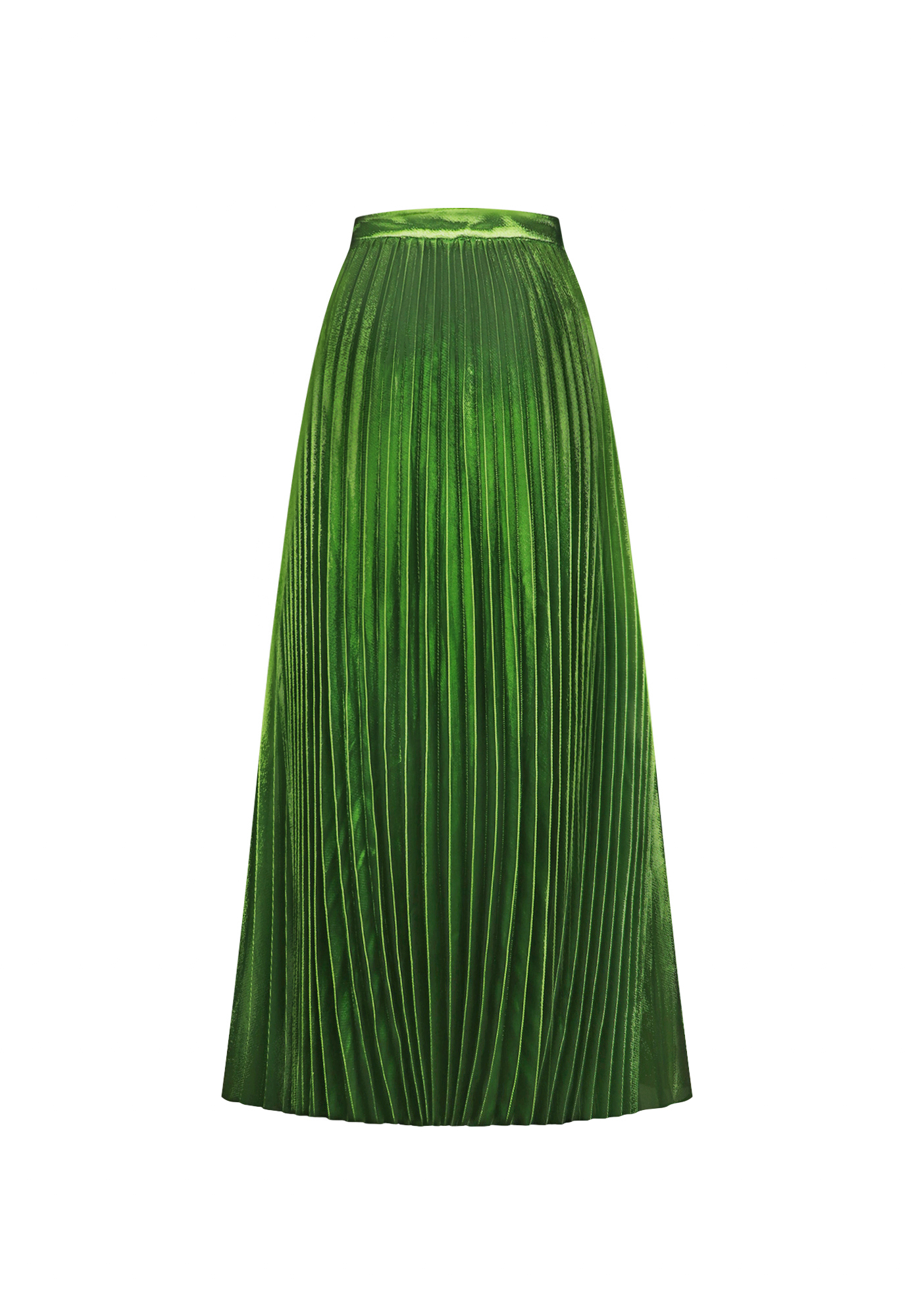 Gucci Green Pleated Skirt