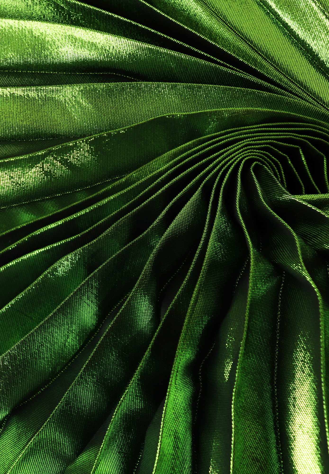 Gucci Green Pleated Skirt