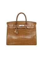 Hermès Birkin 40 Crocodile Porosus Lisse Ficelle Bag