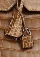 Hermès Birkin 40 Crocodile Porosus Lisse Ficelle Bag