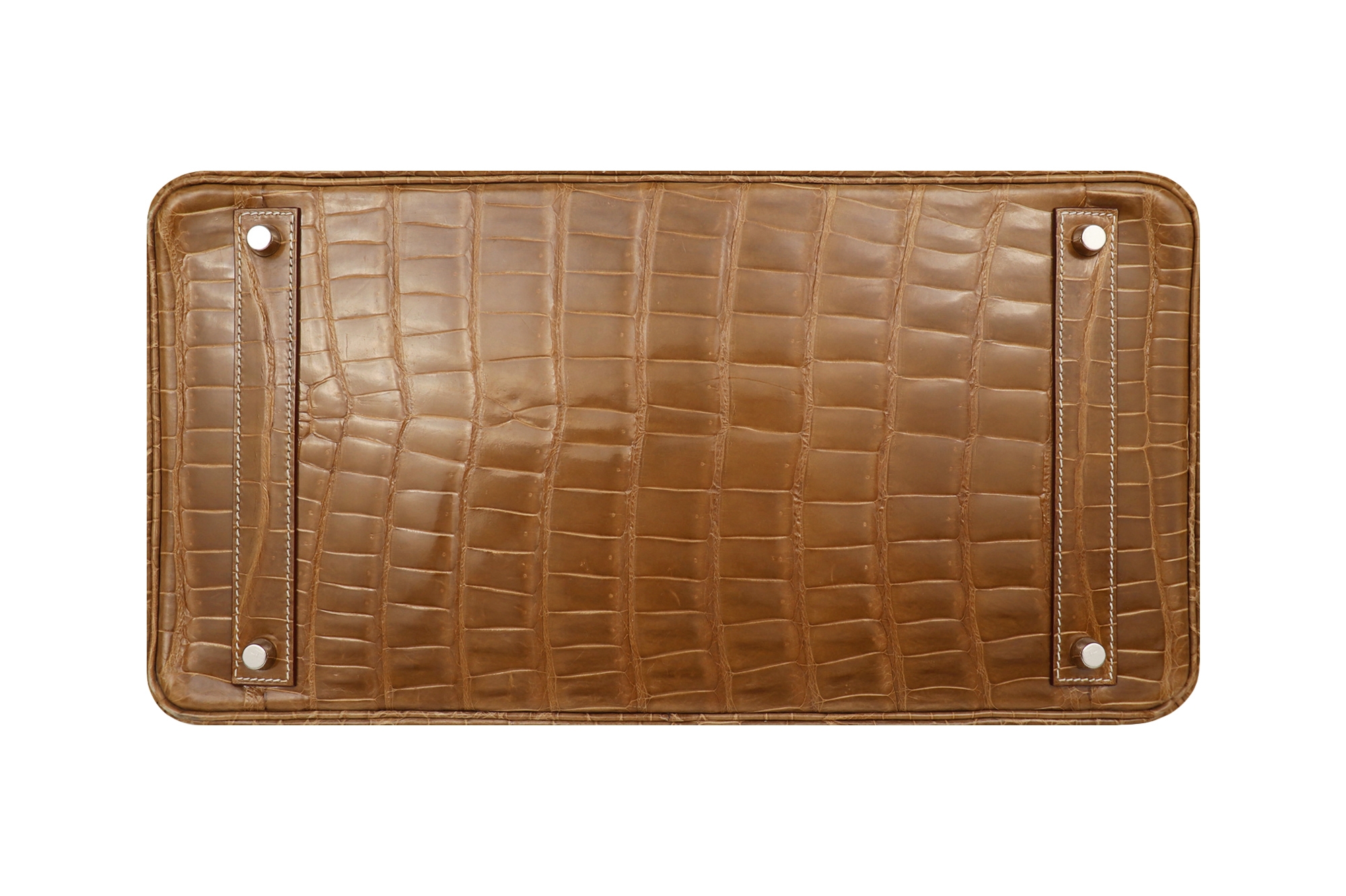 Hermès Birkin 40 Crocodile Porosus Lisse Ficelle Bag