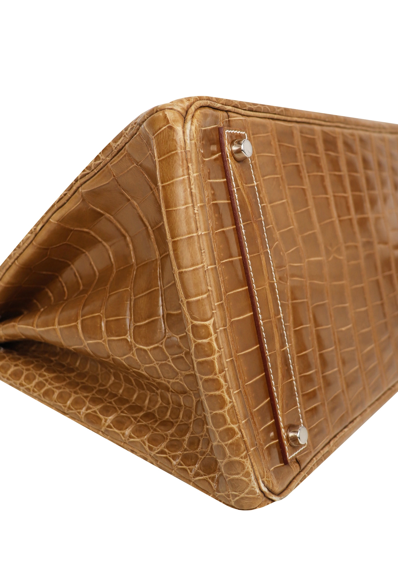 Hermès Birkin 40 Crocodile Porosus Lisse Ficelle Bag