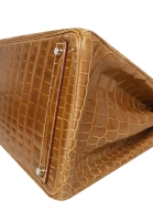 Hermès Birkin 40 Crocodile Porosus Lisse Ficelle Bag