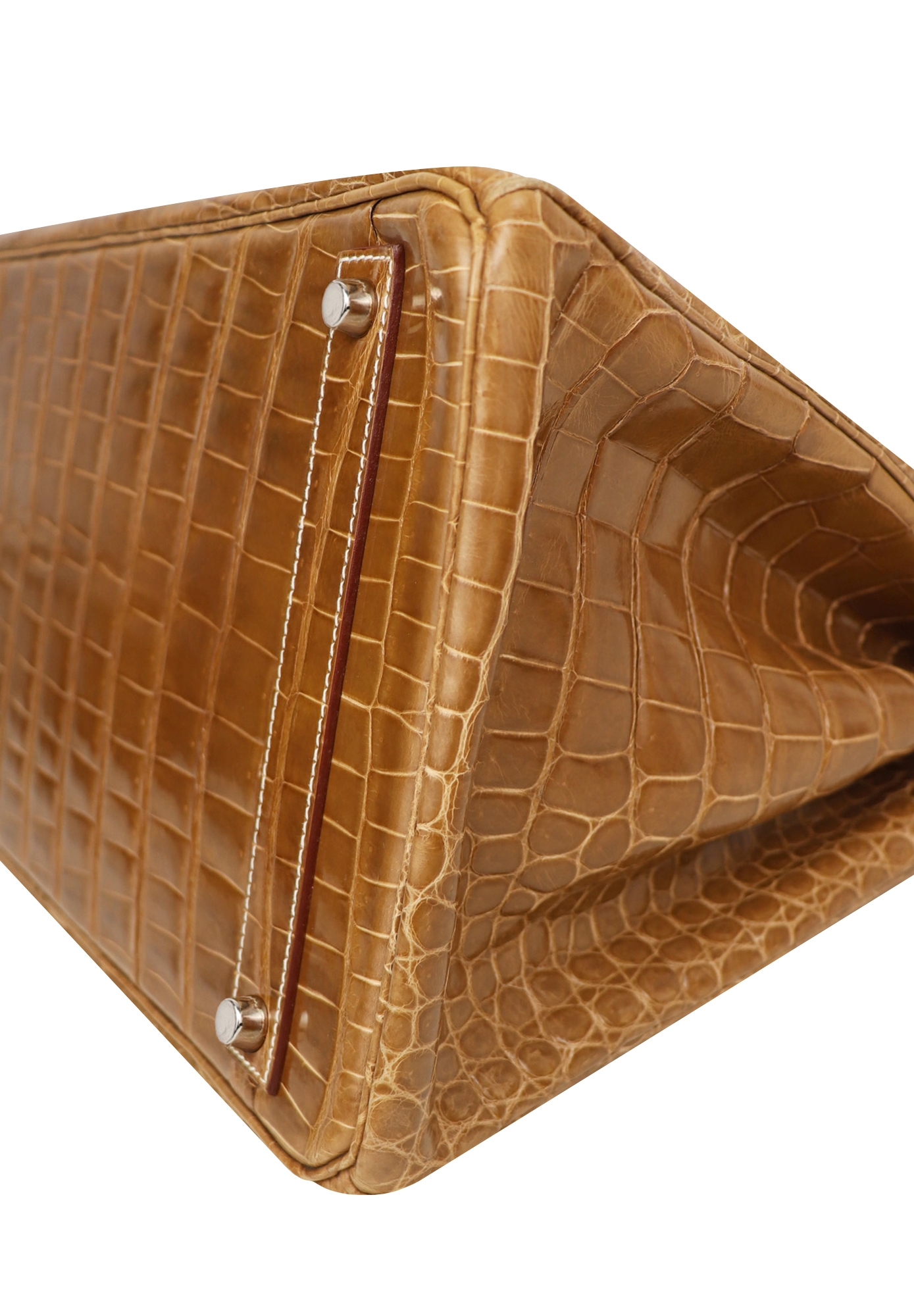 Hermès Birkin 40 Crocodile Porosus Lisse Ficelle Bag