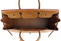 Hermès Birkin 40 Crocodile Porosus Lisse Ficelle Bag